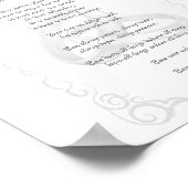 Corinthians Wedding Verse Poster (Hoek)