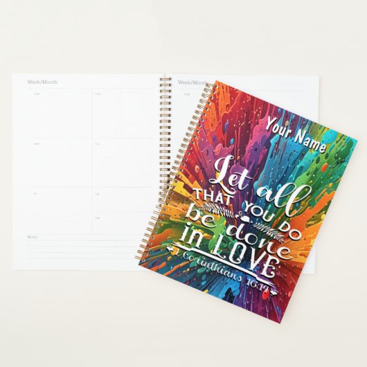 Corinthiërs 16-14 Liefde Planner (Display)