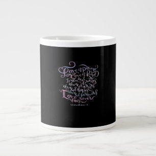 Corinthiërs Liefde Is Geduldig Liefde Is Vriendeli Grote Koffiekop
