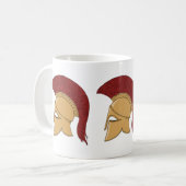 Corinthische helm koffiemok (Voorkant links)