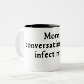 Coriolanus Insult (16eC versie) Tweekleurige Koffiemok (Voorkant links)