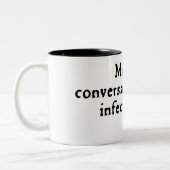 Coriolanus Insult (16eC versie) Tweekleurige Koffiemok (Links)