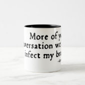 Coriolanus Insult (16eC versie) Tweekleurige Koffiemok (Center)