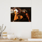 Corisca en de Satyr - Artemisa Gentileschi Poster (Keuken)