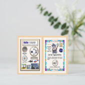 coriss-Kaart voor de handel in kobalt Briefkaart (Staand voorkant)