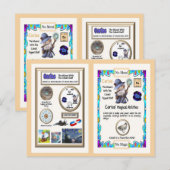 coriss-Kaart voor de handel in kobalt Briefkaart (Voorkant / Achterkant)