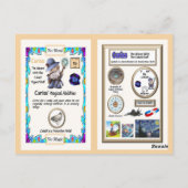 coriss-Kaart voor de handel in kobalt Briefkaart (Achterkant)