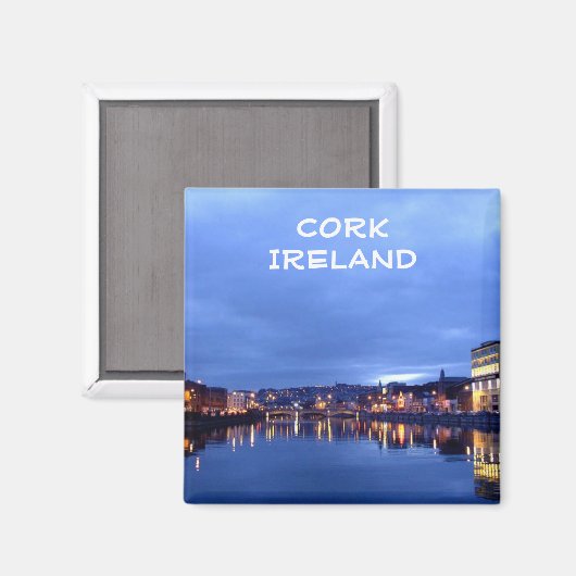 Cork at Night, Ierland Magneet (Voorkant / Achterkant)