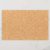 Cork Board Briefpapier (Voorkant)