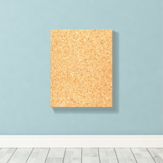 Cork Board Canvas Afdruk (Insitu (Houten vloer))