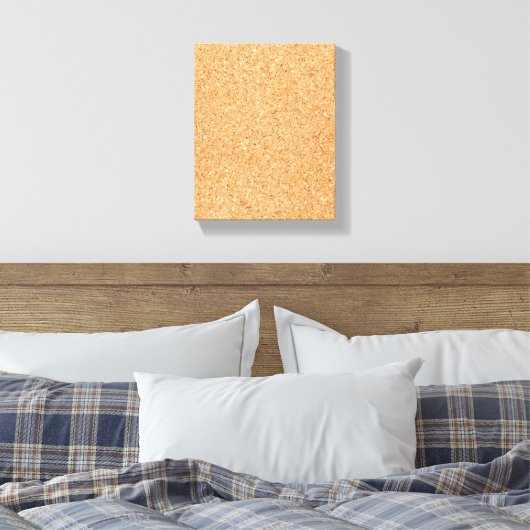 Cork Board Canvas Afdruk (Insitu (Slaapkamer))