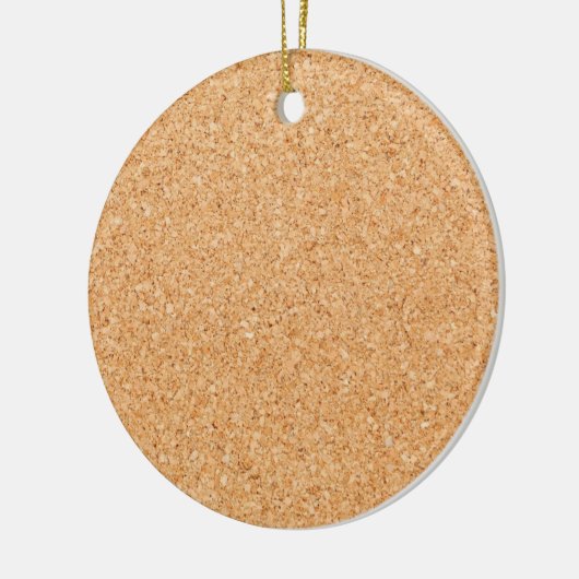 Cork Board Keramisch Ornament (Links)
