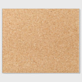 Cork Board Modern Trendy Foto Cadeaupapier (Vlak)
