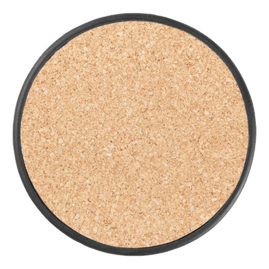 Cork Board Pattern Hockey Puck (Voorkant)