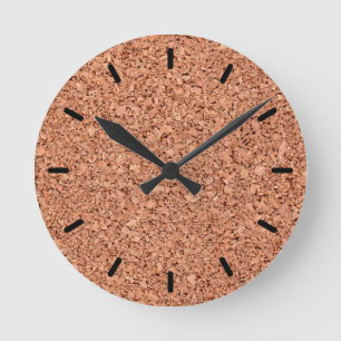 Cork Board Ronde Klok