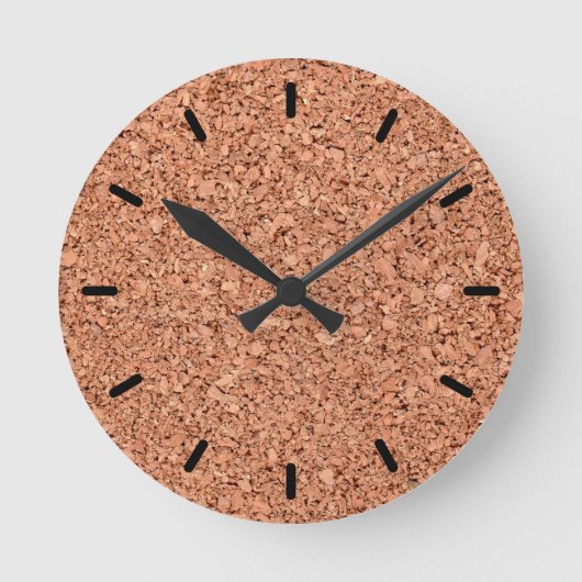 Cork Board Ronde Klok (Voorkant)