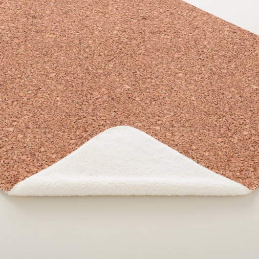 Cork Board Texture Sherpa Deken (3/4)