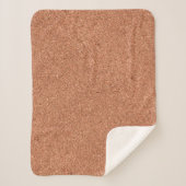 Cork Board Texture Sherpa Deken (Voorkant)