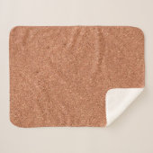 Cork Board Texture Sherpa Deken (Voorkant (horizontaal))