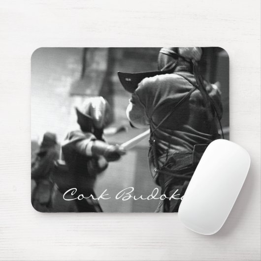 Cork Budokai kendo mousemat dojo Muismat (Met muis)