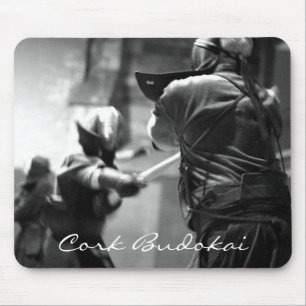 Cork Budokai kendo mousemat dojo Muismat