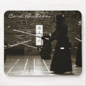 Cork Budokai kendo mousemat dojo Muismat (Voorkant)