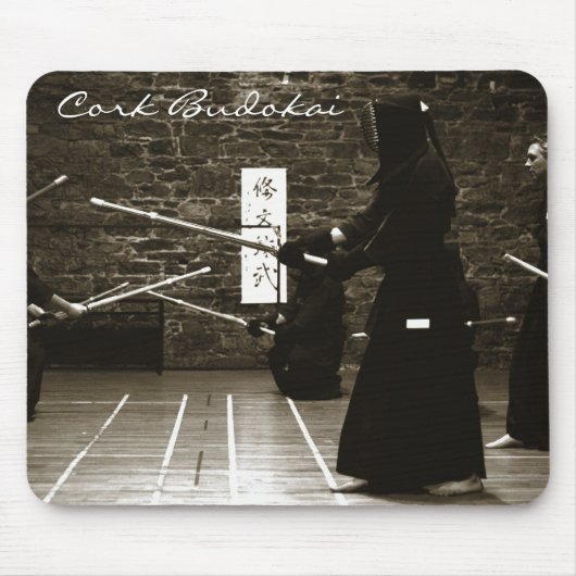 Cork Budokai kendo mousemat dojo Muismat (Voorkant)