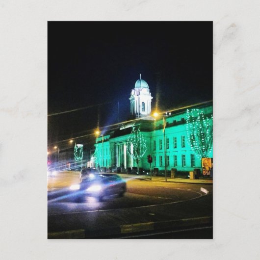 Cork City Hall, St. Patricks Week, Ierland Briefkaart (Voorkant)