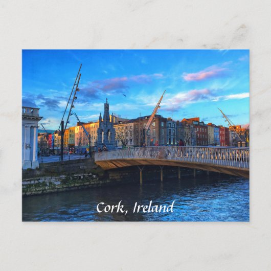 Cork City, Ierland Briefkaart (Voorkant)
