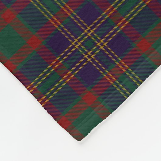 Cork County Irish Tartan Fleece Deken (Hoek)
