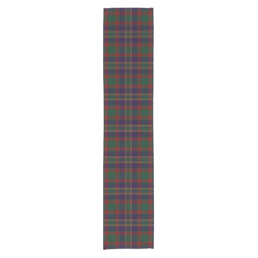 Cork County Irish Tartan Korte Tafelloper (Voorkant)