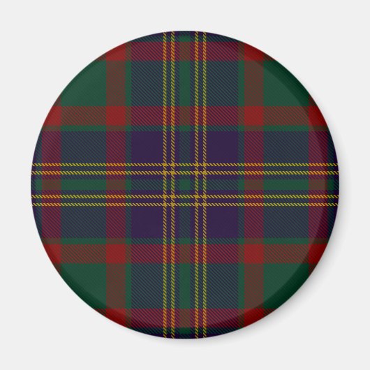 Cork County Irish Tartan Magneet (Voorkant)