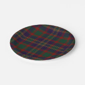 Cork County Irish Tartan Papieren Bordje (Gekanteld)