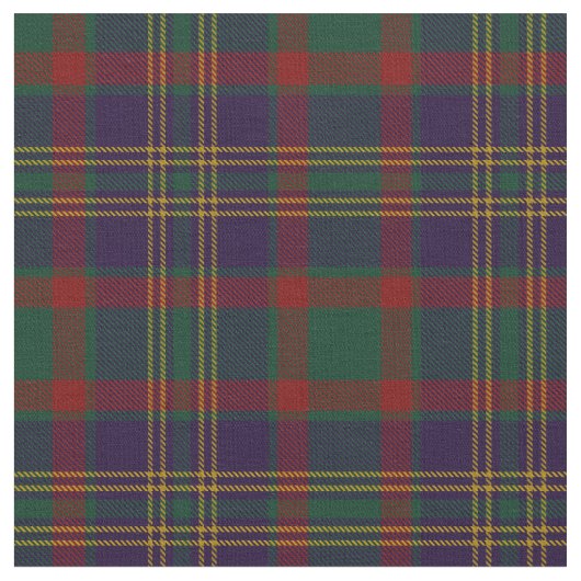 Cork County Irish Tartan Stof (Close Up)