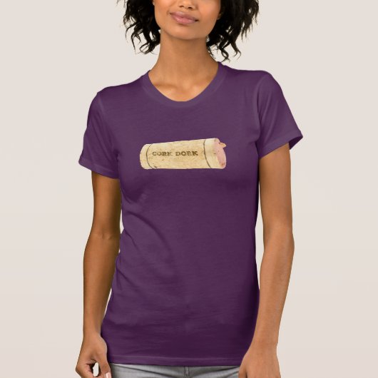 Cork Dork - Paars T-shirt (Voorkant)