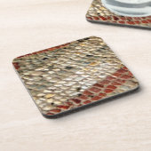 Cork heeft hoogglans onderzetters Roman Ruins, Eng (Linkerzijde)