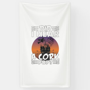 Cork hoorde knallen Halloween spookhuis kurkentrek Spandoek