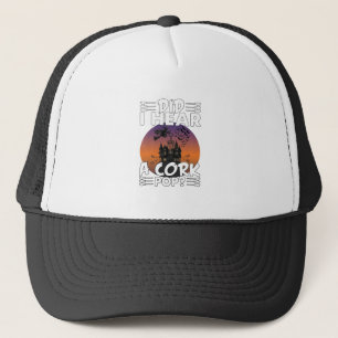 Cork hoorde knallen Halloween spookhuis kurkentrek Trucker Pet