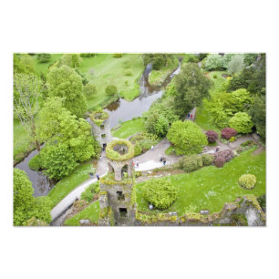 Cork, Ierland. Het beruchte Blarney Castle Foto Afdruk