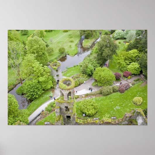 Cork, Ierland. Het beruchte Blarney Castle Poster (Voorkant)