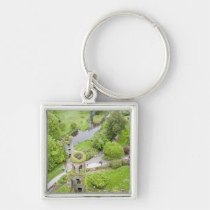 Cork, Ierland. Het beruchte Blarney Castle Sleutelhanger