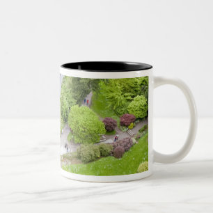 Cork, Ierland. Het beruchte Blarney Castle Tweekleurige Koffiemok