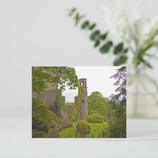 Cork, Ierland. Het beruchte kasteel 2 van Blarney Briefkaart (Staand voorkant)
