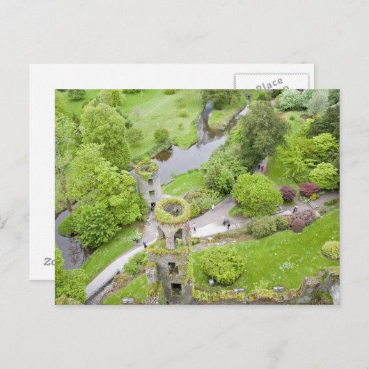 Cork, Ierland. Het beruchte kasteel van Blarney Briefkaart (Voorkant / Achterkant)