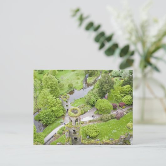 Cork, Ierland. Het beruchte kasteel van Blarney Briefkaart (Staand voorkant)