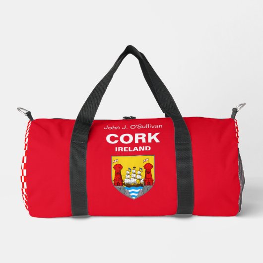 Cork Ierland - Iers gepersonaliseerd Plunjezak (Voorkant)