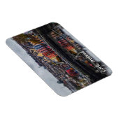 Cork Ierland Kleuren in Wintermagneet Magneet (Rechterzijde)