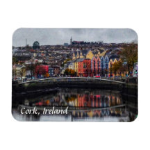 Cork Ierland Kleuren in Wintermagneet