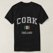 Cork Ireland  Athletic Sports Design T-shirt (Design voorkant)