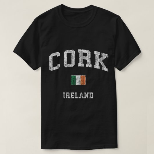 Cork Ireland  Athletic Sports Design T-shirt (Design voorkant)
